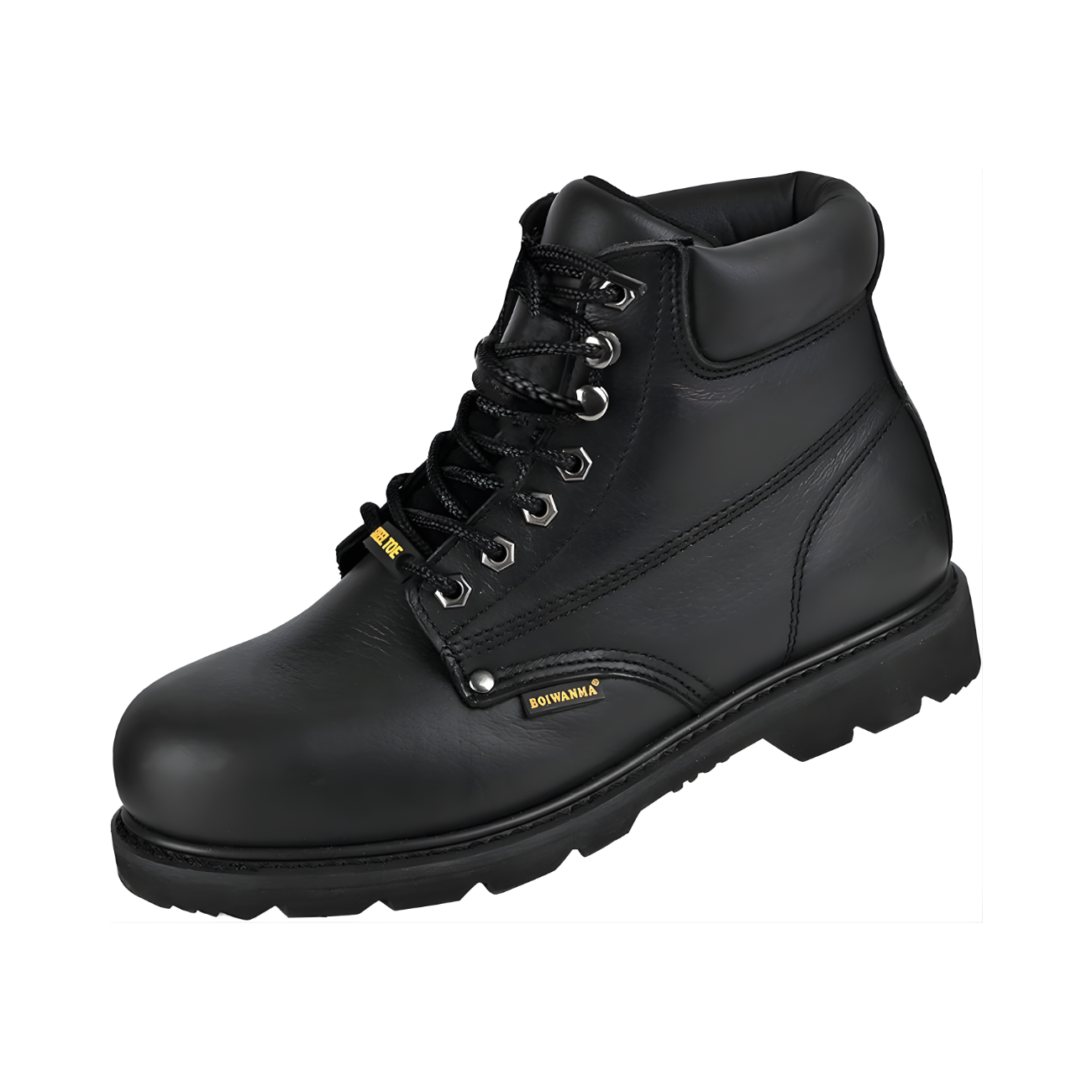 Work Toes Leather Shoes